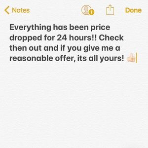 PRICE DROP FOR 24hrs